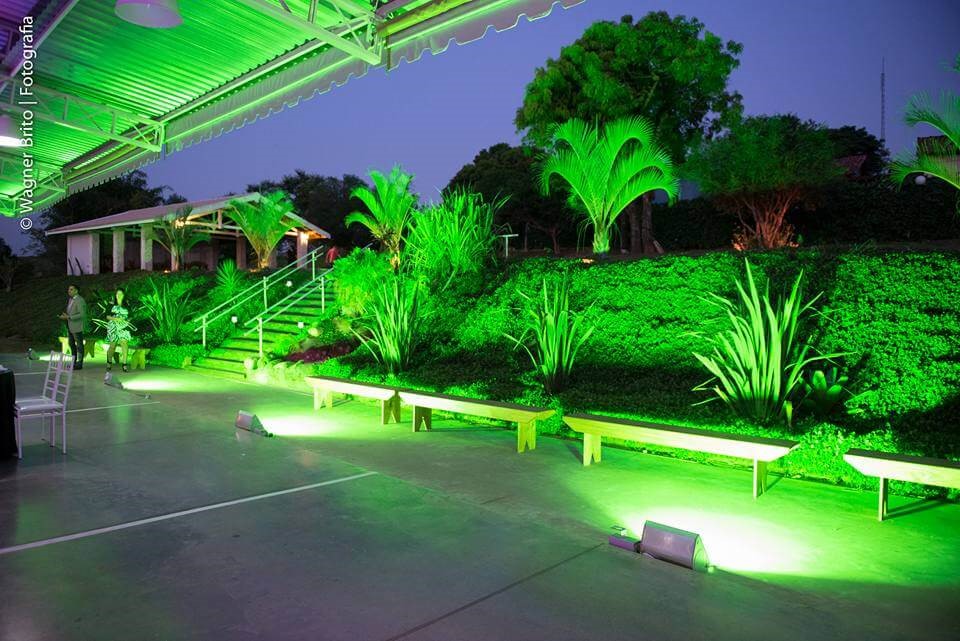 iluminação colorida casamentos