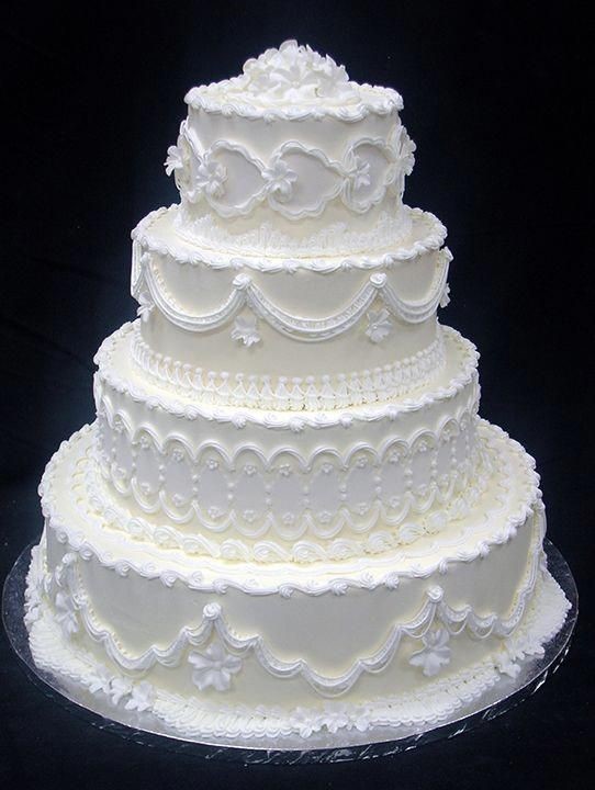 ideias de bolo de casamento clássico